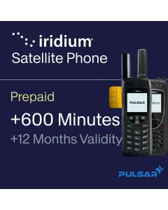 Iridium Prepaid 600 Minutes with 12-Month Validity