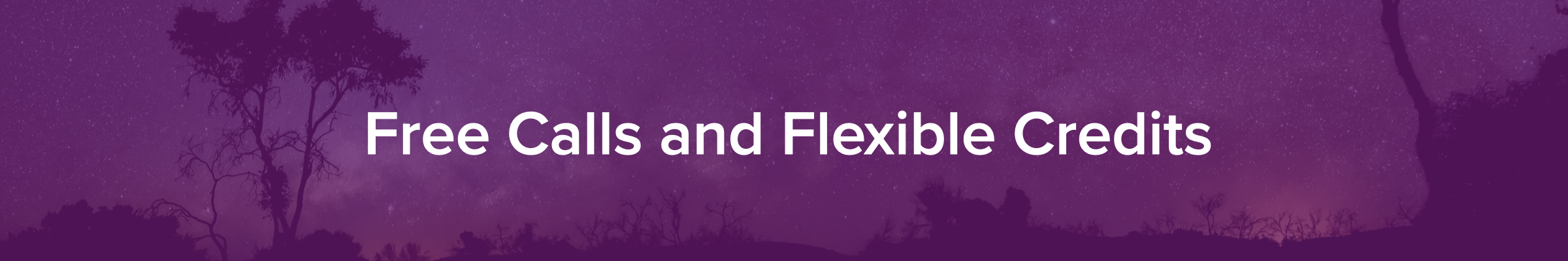 free calls and flexible credits